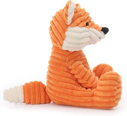 Miniatura 8 de Apricot Lamb Juguetes de peluche de zorro de pana suave, perfecto para niños (zorro de pana, 7.9 pulgadas)