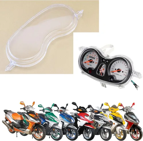 Miniatura 3 de Minho Cubierta de velocímetro de polipropileno para motocicleta apta para ciclomotores chinos GY6 Jonway YY125T-12, JMstar Eagle Falcon, Roketa