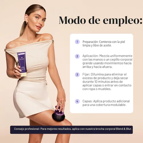 Miniatura 7 de Westmore Beauty - Perfeccionador de cobertura corporal - Maquillaje impermeable para piernas y cuerpo - Maquillaje para cubrir tatuajes - 3.5 Oz