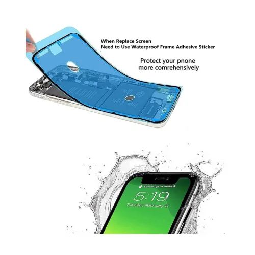Miniatura 4 de Adhesivo impermeable para pantalla para iPhone 14, paquete de 2