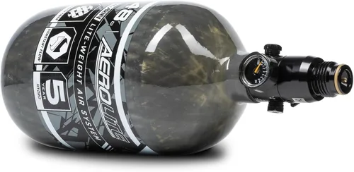 Miniatura 2 de HK Army Aerolite de fibra de carbono HPA Sistema de tanque de aire comprimido para paintball Humo