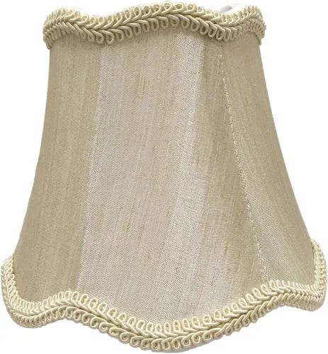 Royal Designs, Inc. CSO-1029-5BG, lámpara de araña festoneada con clip, color beige, 1 unidad