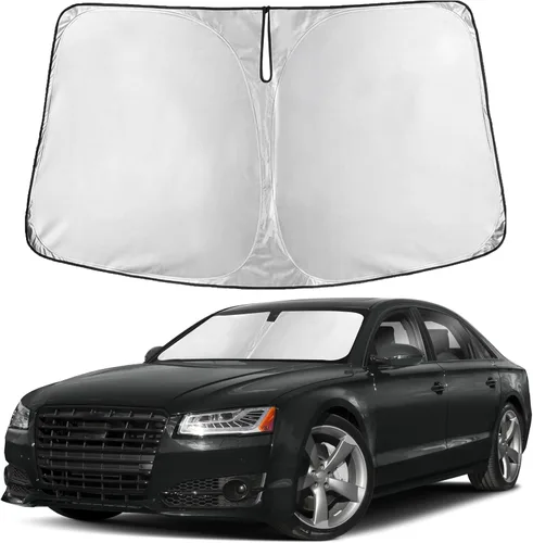 Miniatura 263 de Econour Parasol para parabrisas compatible con Honda Civic 2016-2021, protector de parasol plegable para ventana, bloquea los rayos UV y mantiene tu