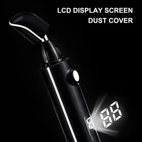 Miniatura 5 de Recortador de nariz para hombres y mujeres, removedor profesional de cejas y vello facial, IPX7 impermeable, recargable por USB, fácil limpieza