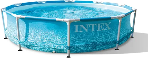 Miniatura 8 de INTEX 28207EH Juego de piscina sobre el suelo con marco de metal junto a la playa: 10 pies x 30 pulgadas - Incluye bomba de filtro de cartucho