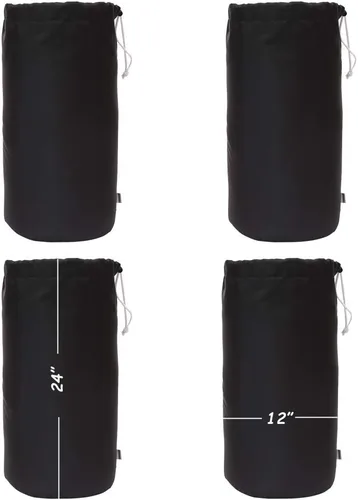 Miniatura 23 de Bolsa de saco, resistente al agua, con cordón duradero, paquete de 4