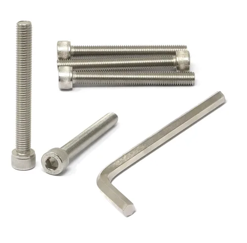 Miniatura 223 de iexcell 25 piezas M4 x 60/65/70/75/3.150 in paso de rosca 0.028 in acero inoxidable 304 cabeza hexagonal Tornillos Tornillos surtido Kit