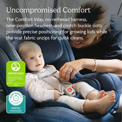 Miniatura 5 de UPPAbaby Rove - Asiento convertible para automóvil 2 en 1 trasero + orientado hacia adelante, instalación rápida y segura en 3 pasos, tecnología