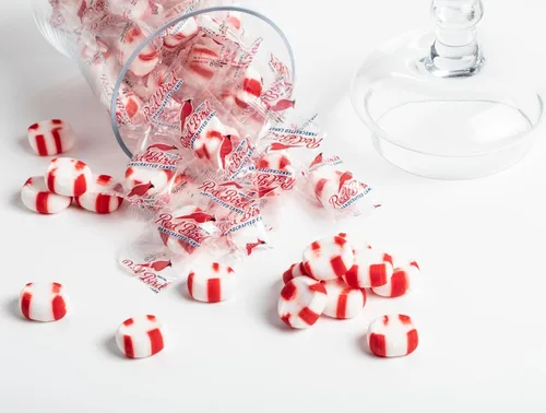 Miniatura 7 de Red Bird caramelos de menta blandos en puffs, caramelos de Navidad envueltos individualmente, perfectos para regalos de calcetín, tubo de 52 oz