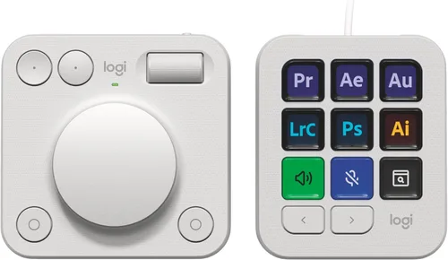 Miniatura 12 de Logitech MX Creative Console, 9 teclas LCD personalizables, accesorios Stream Deck, dial de control para diseño gráfico, Adobe, Zoom, Spotify