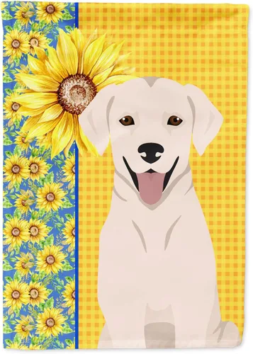 Miniatura 173 de Caroline's Treasures WDK5331CHF - Bandera de verano con diseño de girasoles rojos y blancos, manga grande, para porche, para colgar en la pared