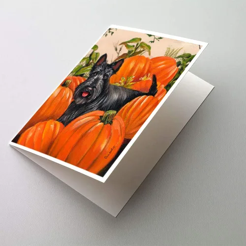 Miniatura 133 de Caroline's Treasures PPP3013GCA7P - Tarjetas de felicitación y sobres para mascotas de Basset Hound Teacher, paquete de 8 tarjetas en blanco