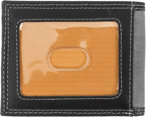 Miniatura 3 de Timberland PRO - Cartera de lona para hombre piel RFID ventana trasera para identificación