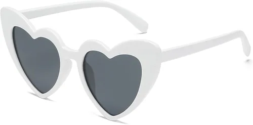 YOSHYA Clout Goggle - Gafas de sol con forma de corazón, estilo vintage, estilo retro, estilo Kurt Cobain
