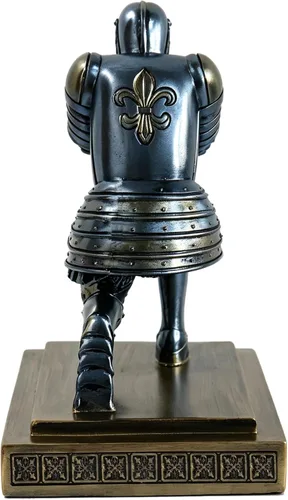 Miniatura 3 de Soporte para bolígrafos de resina, diseño de soldado ejecutivo, organizador de escritorio, elegante soporte para bolígrafos, decoración