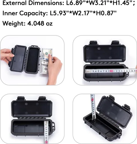 Miniatura 3 de RovyVon RX10 EDC Caja Organizadora de Herramientas, Organizador Pequeño de Almacenamiento para Proteger Equipos y Dispositivos, 1 Pieza, 6.89" x