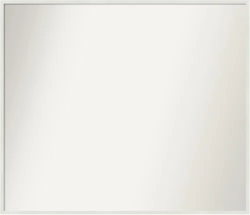 Miniatura 964 de Amanti Art Espejo de baño blanco para sobre el fregadero, 32 x 45 pulgadas, espejo de tocador rectangular blanco esbelto, marco de madera moderno