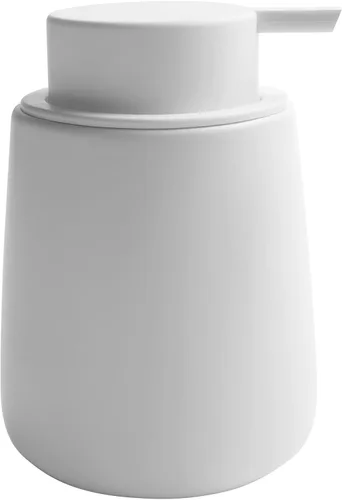 Miniatura 14 de Dispensador de jabón de cerámica con bomba fácil de prensar, dispensador de líquido de loción de manos para champú, baño, cocina, 12 onzas