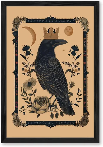 Miniatura 23 de Póster vintage de rana botánica retro, arte de pared de animales para amantes de las plantas, impresión humorística victoriana de rana caballero