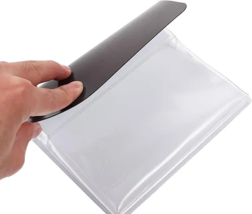 Miniatura 7 de MAGICLULU Soporte magnético para bolígrafo, soporte magnético para archivos, pizarras blancas, bolsas de archivo de PVC transparente, para oficina
