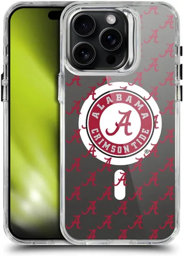 Miniatura 140 de Head Case Designs Funda de gel suave con licencia oficial de la Universidad de Alabama UA Collage compatible con Apple iPhone 13 Pro Max