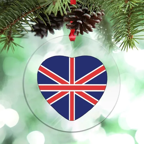Miniatura 11 de Adorno de Navidad personalizado de la bandera de Venezuela 2023, adornos de corazón para árboles de Navidad, acrílico país, ciudad, recuerdo