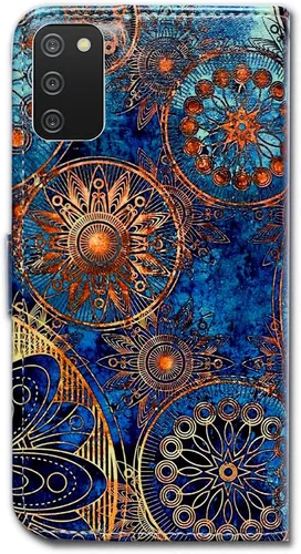 Miniatura 7 de Bcov Funda para Samsung Galaxy A02s, diseño de pájaro negro y verde con tapa para teléfono con ranura para tarjeta y soporte para Samsung Galaxy A02s