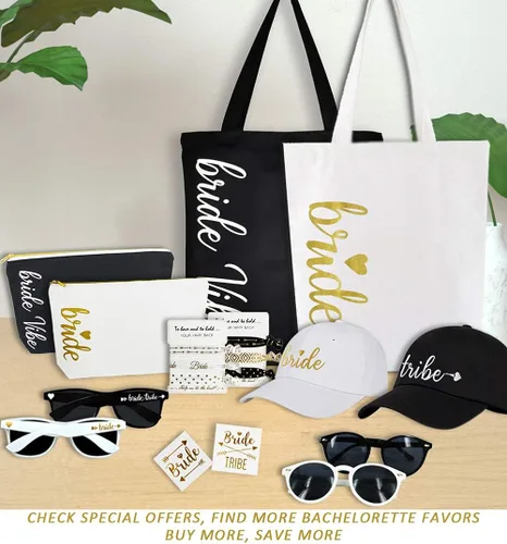 Miniatura 7 de LADYHOME Regalos de despedida de soltera para despedida de soltera 10 gafas de sol redondas de ojo de gato