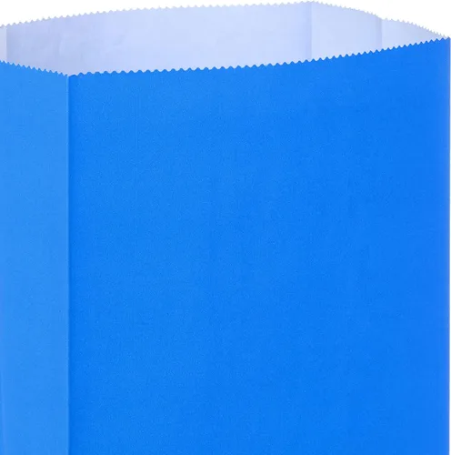 Miniatura 6 de Hallmark Bolsas envueltas para regalos de fiesta de color sólido (30 unidades, 5 de cada una de azul, rojo, verde, amarillo, naranja, rosa)