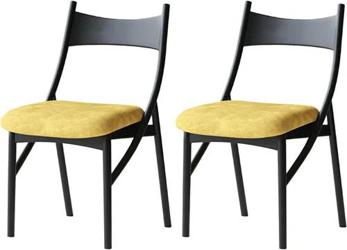 Miniatura 14 de Sillas de comedor de madera, sillas de comedor, silla de cocina, silla lateral de cocina con respaldo alto con paquete suave para salas de estar