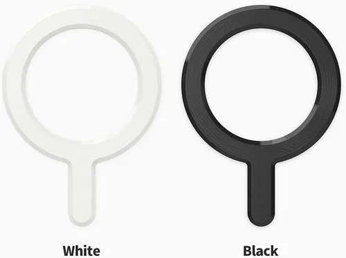 Miniatura 6 de Sinjimoru para adhesivo MagSafe, anillo magnético para funda de teléfono, adaptador para imán MagSafe, fuerza magnética de 3.53 onzas, carga