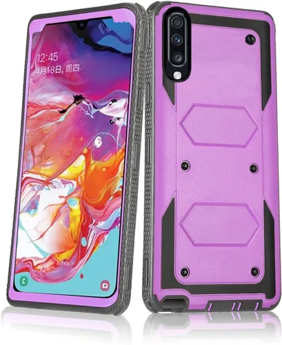 Miniatura 7 de Asuwish Funda de teléfono para Samsung Galaxy A70, híbrida, resistente, a prueba de golpes, a prueba de caídas, cuerpo completo, resistente, Negro