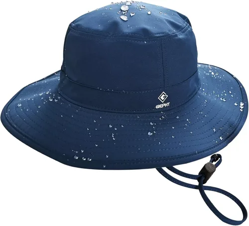 Miniatura 21 de Sombrero de pesca para hombre, sombrero de sol de ala ancha, protección UV SPF XL, XXL, tamaño grande, cabeza grande, senderismo, playa, safari