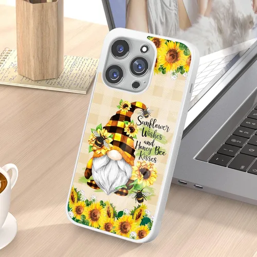 Miniatura 6 de Lindas fundas de teléfono con diseño de girasol para mujeres y niñas, para iPhone 11, 12, 13, 14, 15, 16 Pro Max Plus Mini, para Samsung Galaxy S21