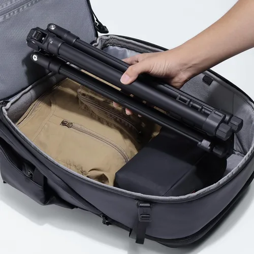 Miniatura 8 de ULANZI Soporte de luz de aluminio negro, trípode extensible de 6.32 pies para luces estroboscópicas, cámaras web, cámaras y cajas de luz blandas