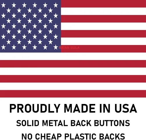 Miniatura 2 de Michelle Grisham Button - Vote for Michelle Grisham for New Mexico Governor with This Button - Black 2.25 inches Made in USA