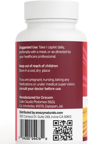 Miniatura 2 de Curcumina cúrcuma Curcuyin Suplementos de curcuyina, 850 mg, 30 comprimidos. (4, 4 unidades)