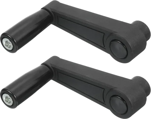 Miniatura 8 de uxcell 2 piezas de mango giratorio de 0.315 x 3.346 in (diámetro x L), mango de manivela de torno universal de repuesto para máquina de molienda