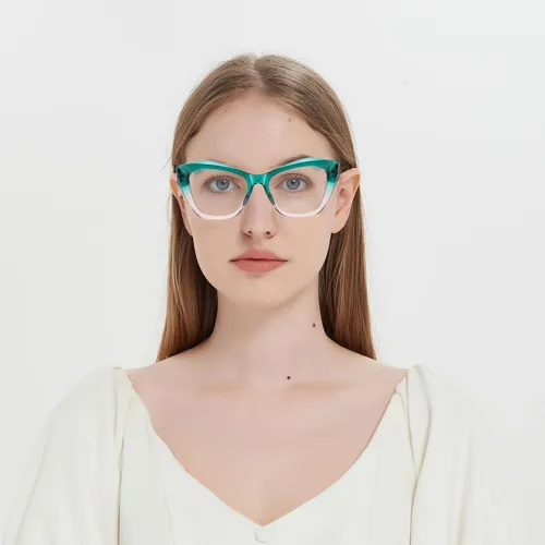 Miniatura 4 de Paquete de 3 lentes de lectura estilo Oprah de gran tamaño para mujeres y hombres, bisagras de resorte con bloqueo de luz azul, lectores