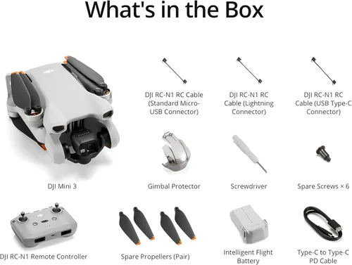 Miniatura 6 de DJI Mini 3, drones con cámara para adultos 4K, tiempo de vuelo de 38 minutos, transmisión de video de hasta 32800 pies (6.2 mi), disparo vertical