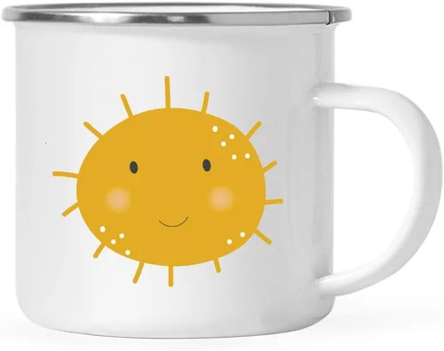 Miniatura 19 de Andaz Press Taza de chocolate caliente de acero inoxidable para niños, 11 onzas, perezoso arcoíris azul, paquete de 1, para niños, ideas