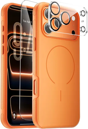 Miniatura 139 de Funda para iPhone 17 Pro Max con protector de lente de cámara [protección de grado militar de 10 pies] compatible con MagSafe a prueba de golpes