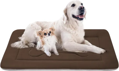 Miniatura 9 de Cama grande y acolchada de 36.0, 42.0 y 47.0 pulgadas para perro, lavable, con base antideslizante, cama para mascotas, camas para gatos, caseta