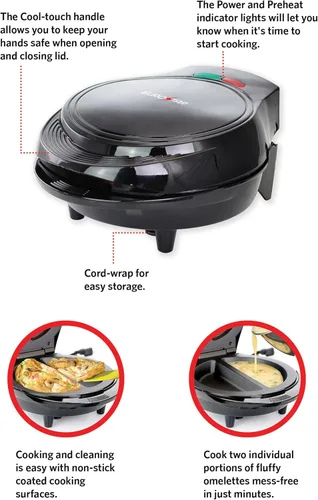 Miniatura 3 de EUROSTAR Máquina de tortillas, negro