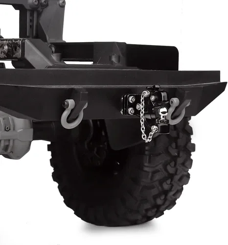 Miniatura 7 de INJORA Escala 1/10 Accesorios RC Gancho de remolque Receptor de enganche de caída, para RC Crawler TRX4 Axial SCX10 90046 (sin hebilla de bola)