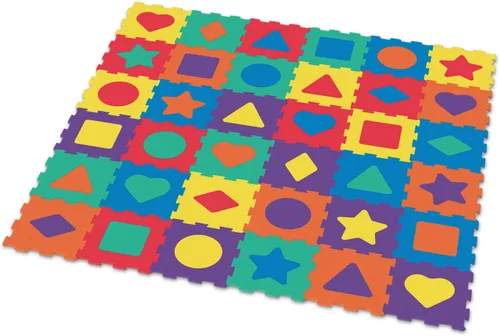Miniatura 10 de Deke Home - Tapete de juego de espuma del alfabeto para niños, 36 azulejos de EVA entrelazados, tapete de piso de 72 x 72 pulgadas con letras