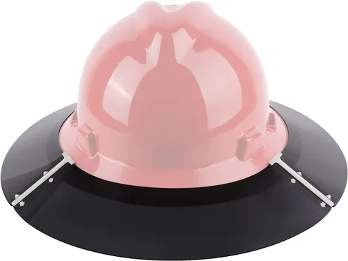 Visera de casco duro de alta calidad compatible con MSA V-Gard de ala completa, accesorio para sombrero duro para hombres o mujeres que trabajan