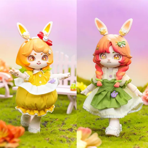 Miniatura 8 de Bonnie Blind Box Figuras de muñeca, 1/12 BJD figuras de acción de tamaño OB11, muñecas móviles con ropa de muñeca, juguetes de regalo sorpresa