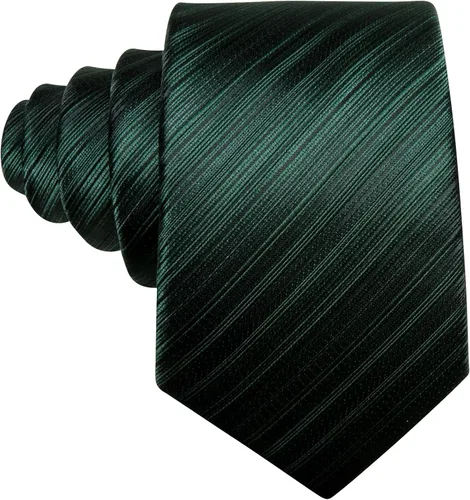 Miniatura 391 de Barry.Wang Juego de corbatas para hombre, corbata de seda a rayas, tejido a cuadros, gemelos formales, negocios, boda