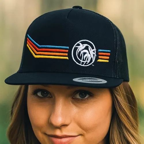 Miniatura 7 de Aquarius Gorra de béisbol unisex con diseño bordado, gorra de béisbol ajustable (negro)
